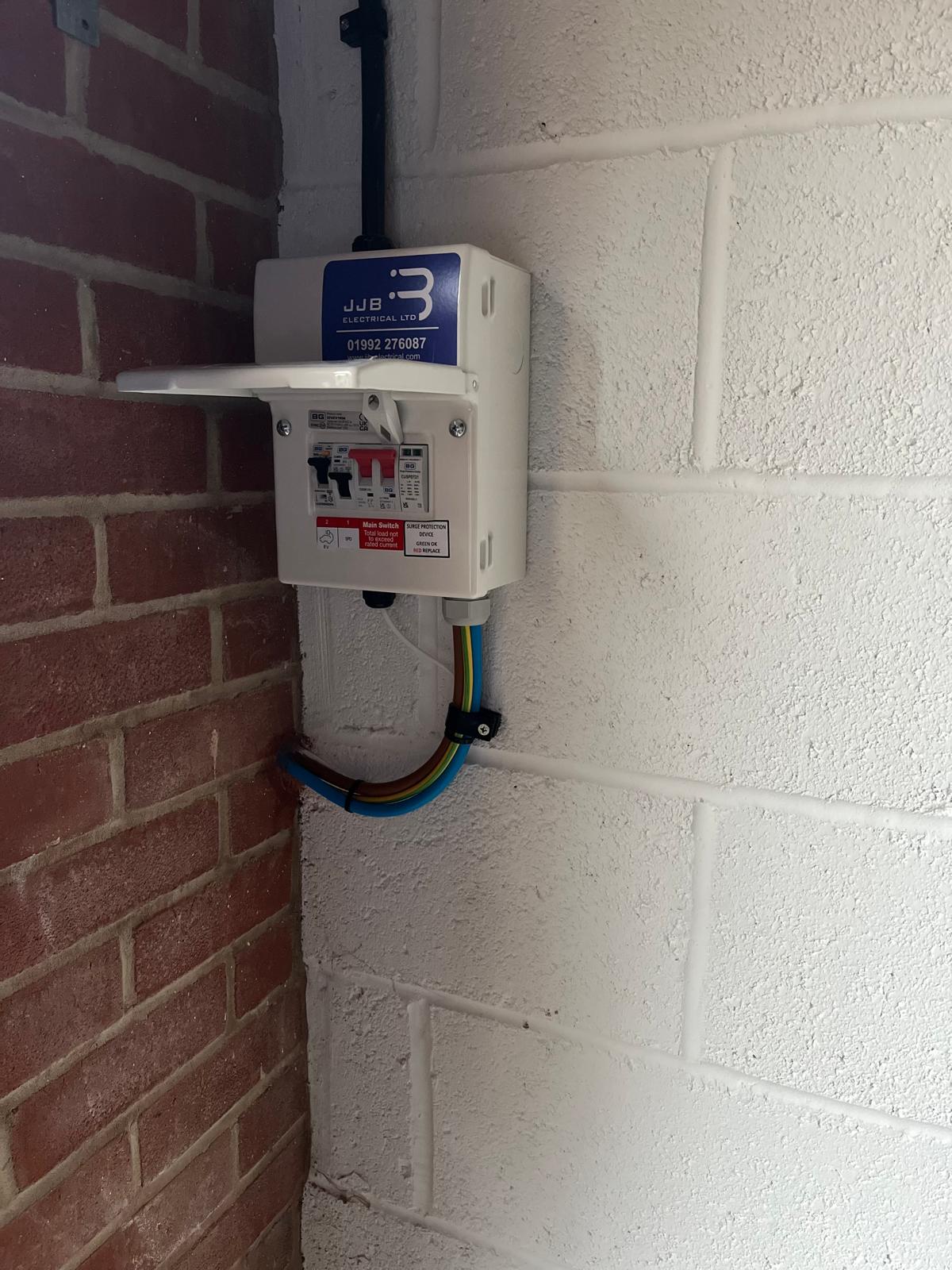 EV-ready consumer unit included
