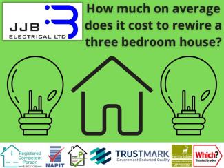 How much to rewire a 3 bedroom house