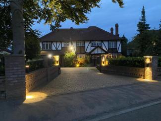 Security lighting installed by JJB Electrical in Bishops Stortford