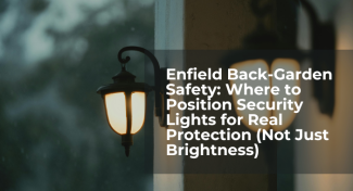 Enfield Back-Garden Safety: Where to Position Security Lights for Real Protection (Not Just Brightness)