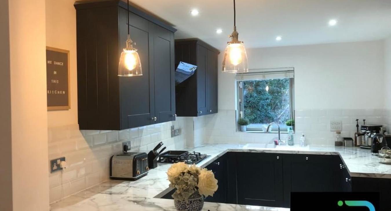 Kitchen lighting upgrades in Cheshunt