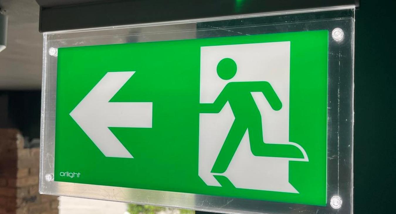 Emergency exit lighting