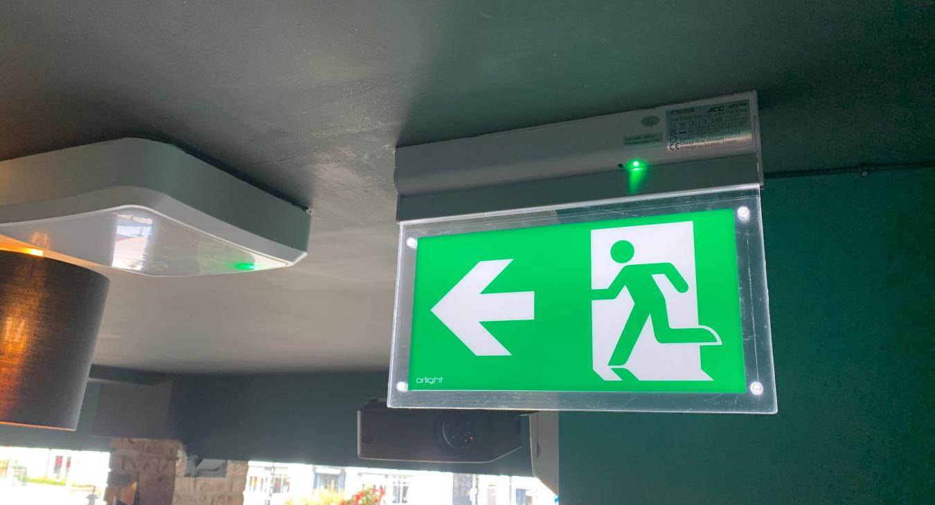 Emergency exit lighting